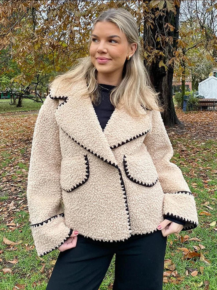 Chaqueta Teddy Suave y Amplia Invierno Mujer - Vestiria