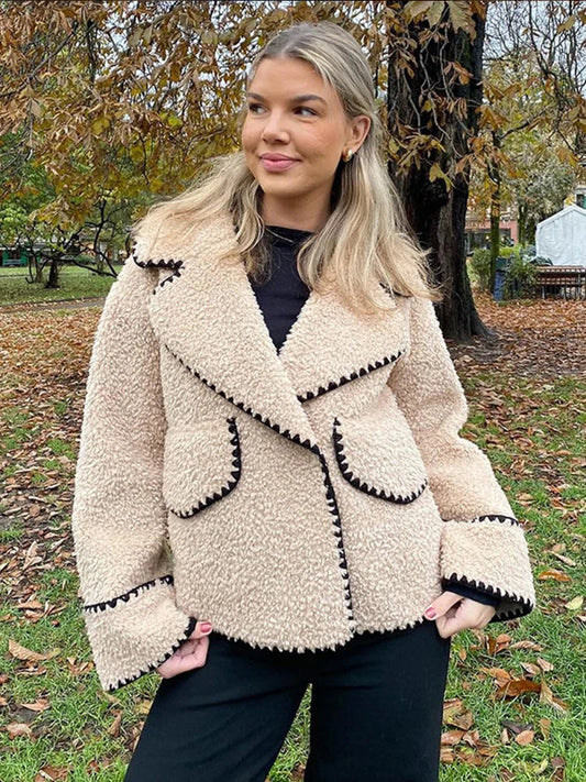 Chaqueta Teddy Suave y Amplia Invierno Mujer - Vestiria