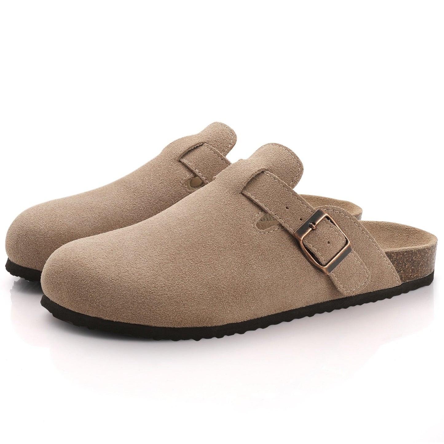 Mules de cuero Mujer Elegantes
