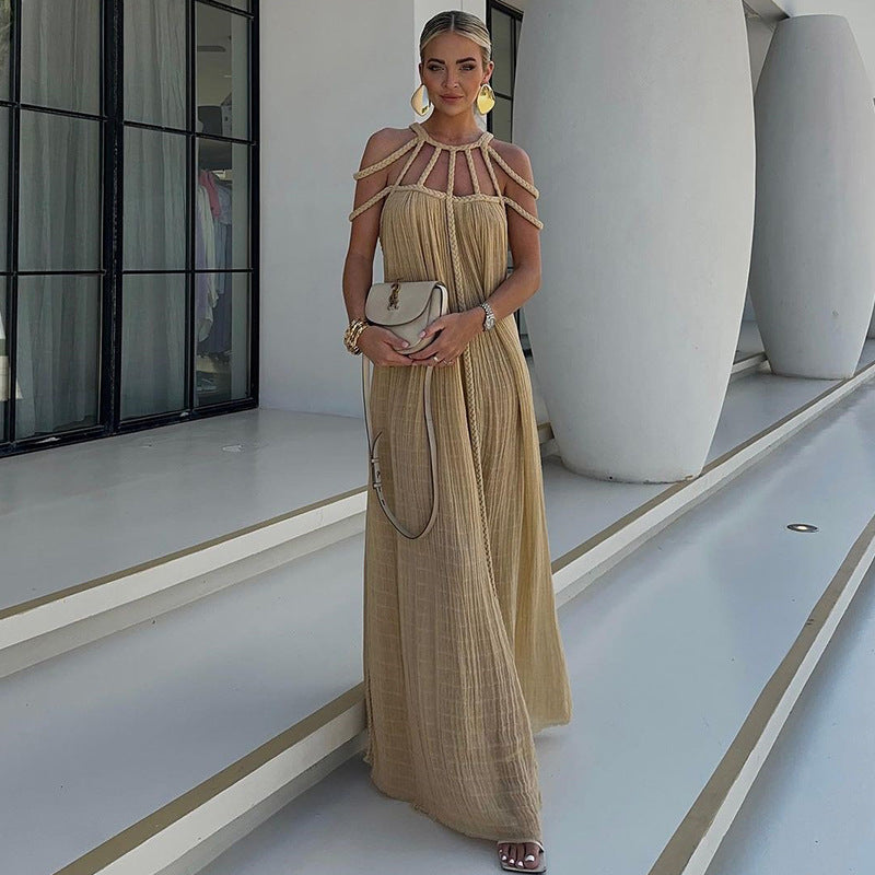 Vestido Maxi Sin Espalda MujerSexy