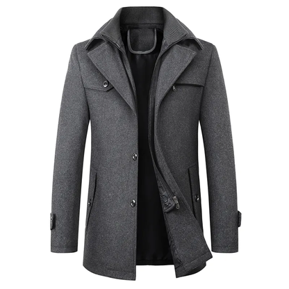 Abrigo Elegante Lujo Invernal
