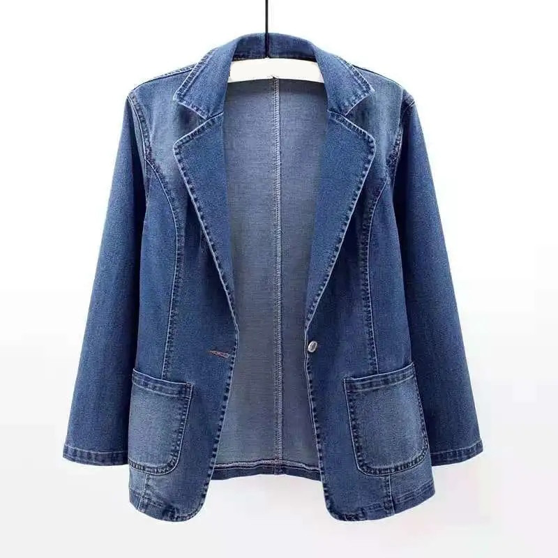 Chaquetilla Azul Jeans Estilo Urbano - Vestiria
