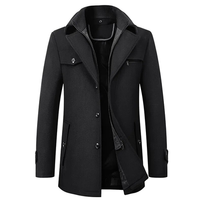 Abrigo Elegante Lujo Invernal