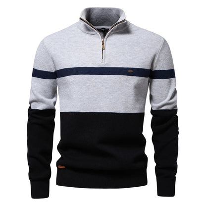 Camiseta Hombre Cremallera Colorida Deportiva