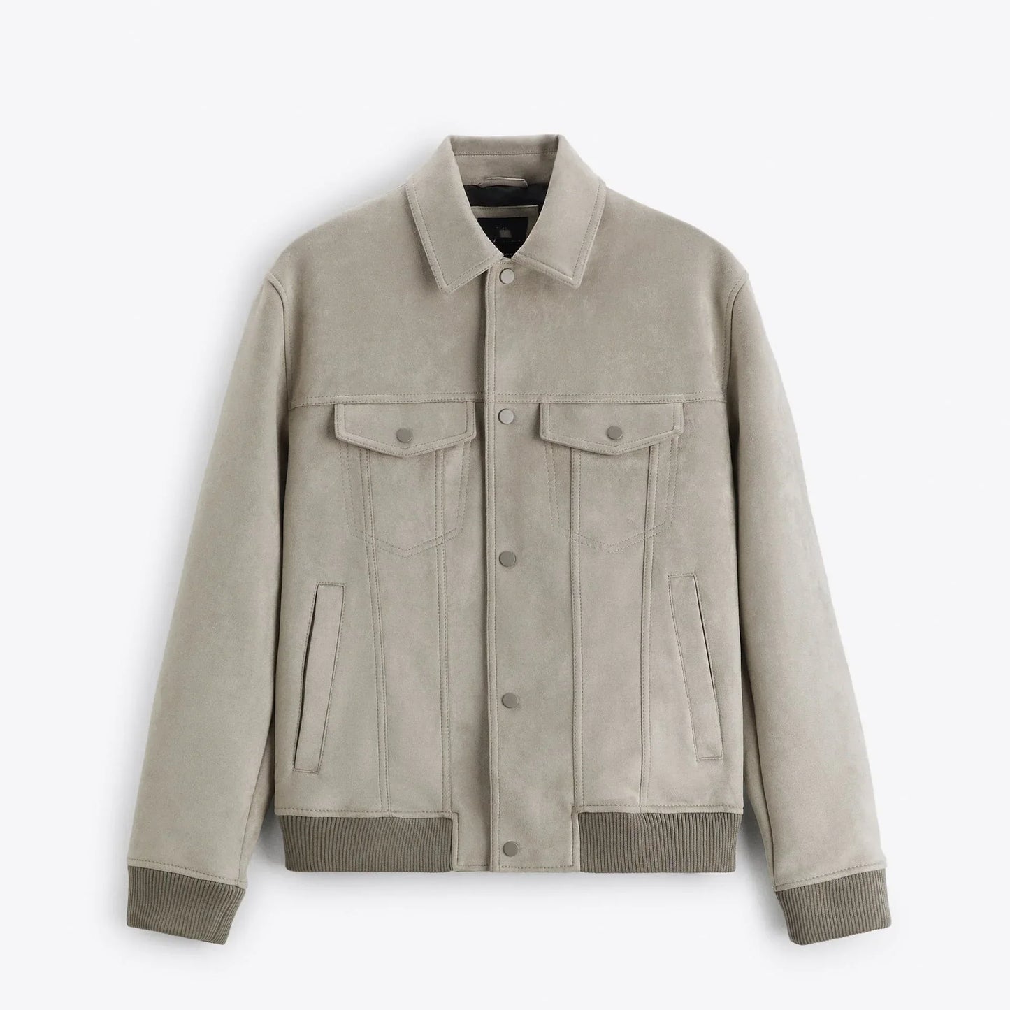 Chaqueta Hombre Piel Sintética Elegante