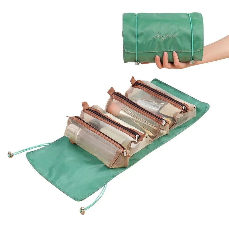 Bolsa de maquillaje compacta y práctica
