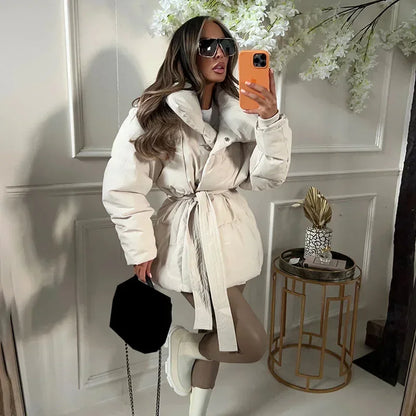 Chaquetón Acolchado Invierno Abajo Cálido - Vestiria