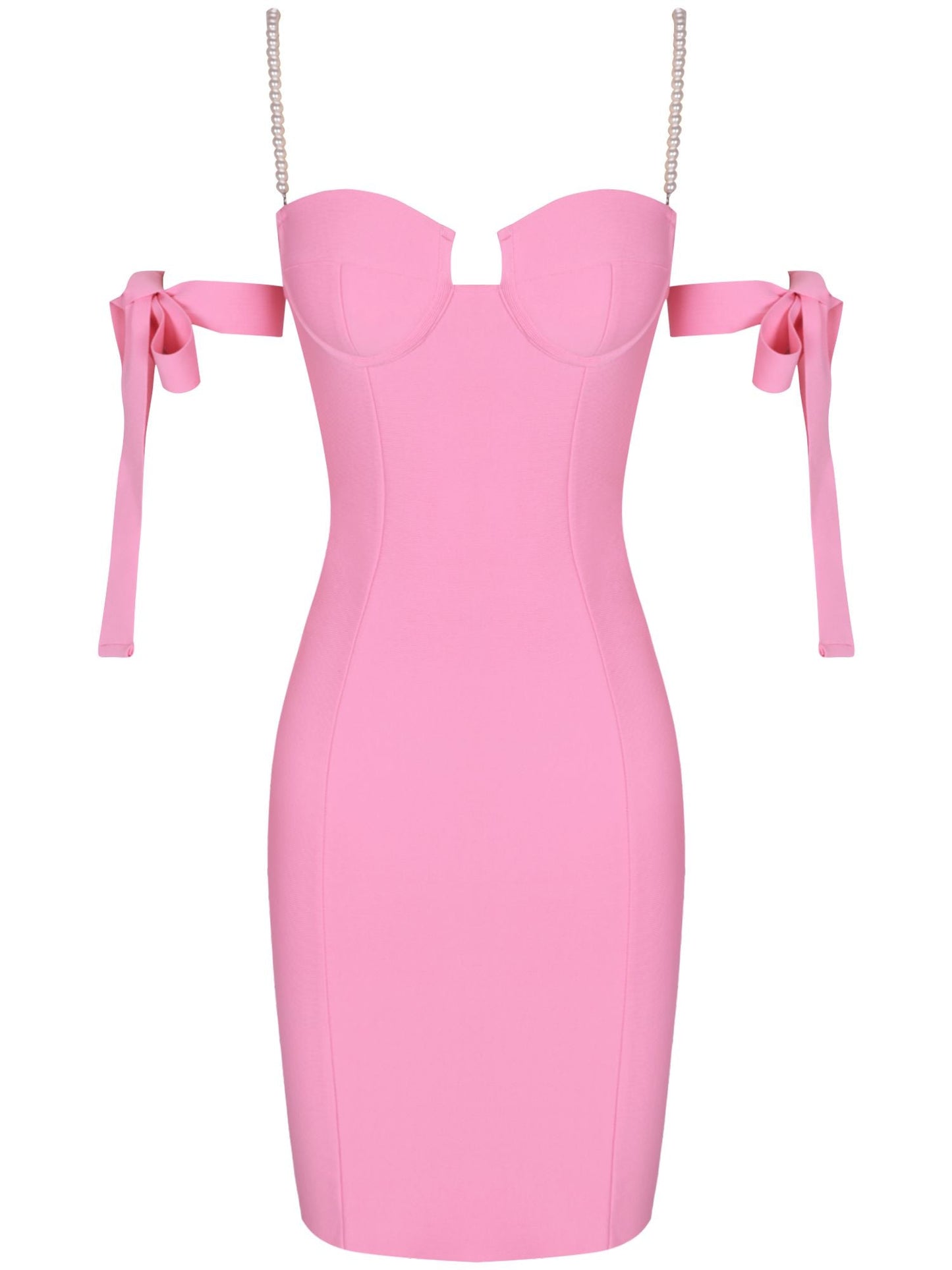 Vestido ceñido a rayas clásico