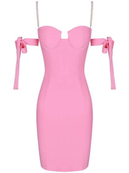 Vestido ceñido a rayas clásico