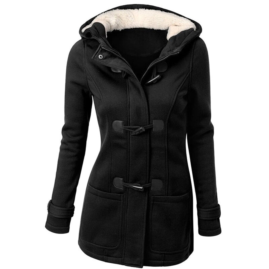 Chaqueta Invernal Larga Mujer con Capucha