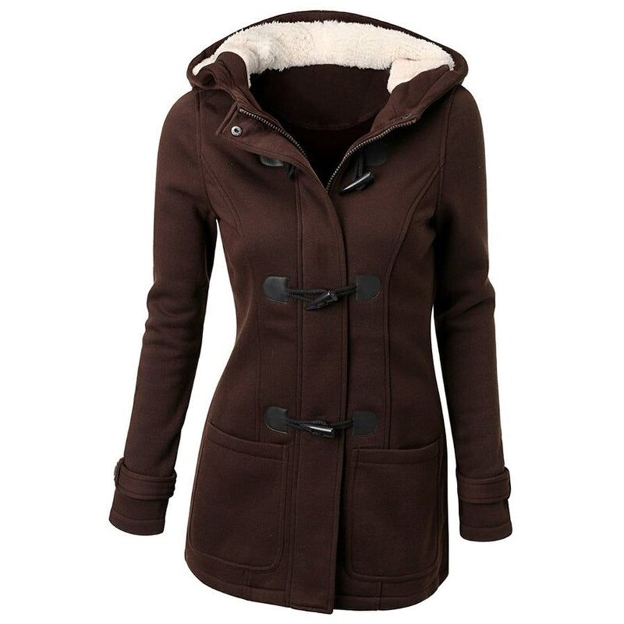 Chaqueta Invernal Larga Mujer con Capucha