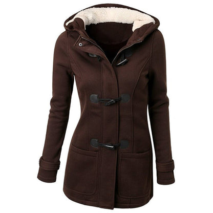 Chaqueta Invernal Larga Mujer con Capucha