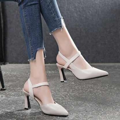 Sandalias Cuero Natural Cómodas