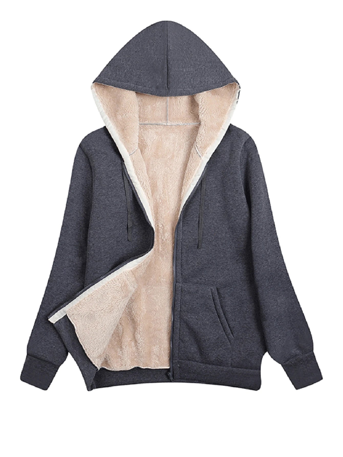 Chaqueta polar Mujer Abultada y Acogedora