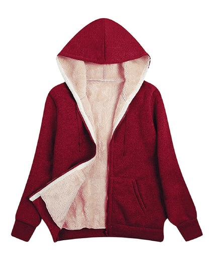 Chaqueta polar Mujer Abultada y Acogedora