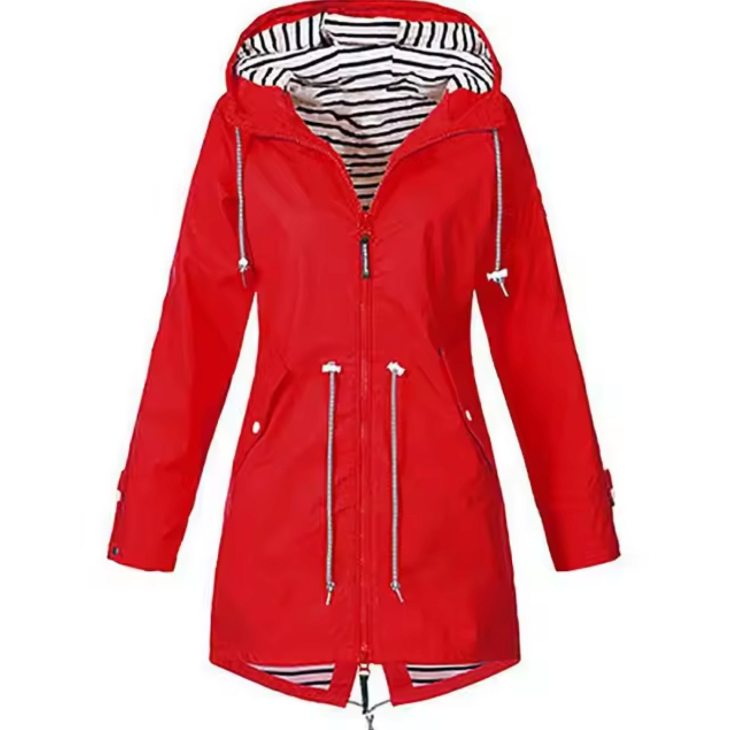 Chaquetón Impermeable Mujer Capucha Ligero