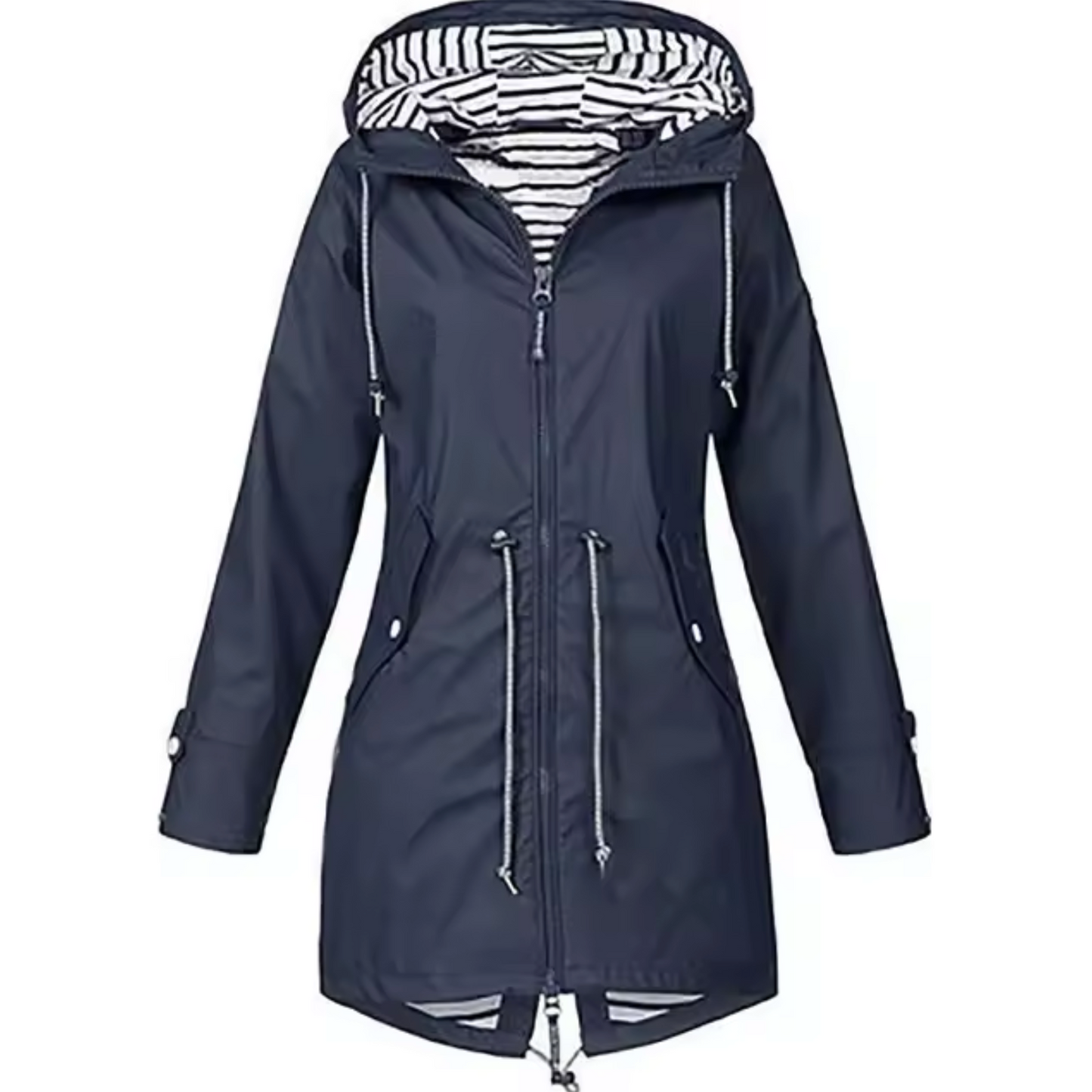 Chaquetón Impermeable Mujer Capucha Ligero