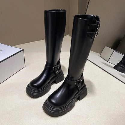 Botas Cuero Alto Mujer Original BearsFoots - Vestiria