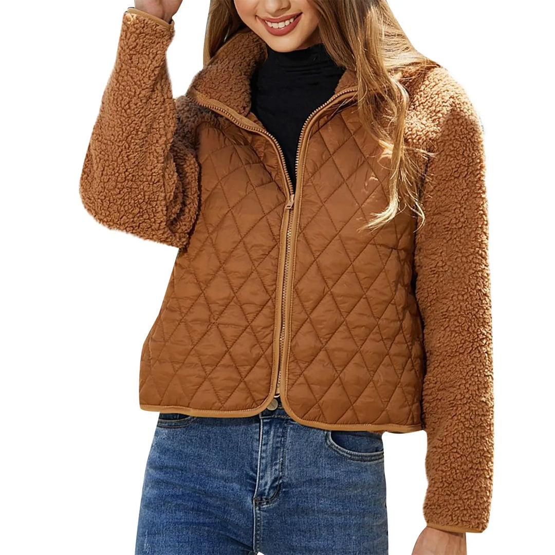 Chaqueta deportiva abrigada con cremallera металлиReescribe para e-commerce: Chaqueta bomber cálida y moderna con cremallera → Chaqueta Deportiva Cálida con Cremallera