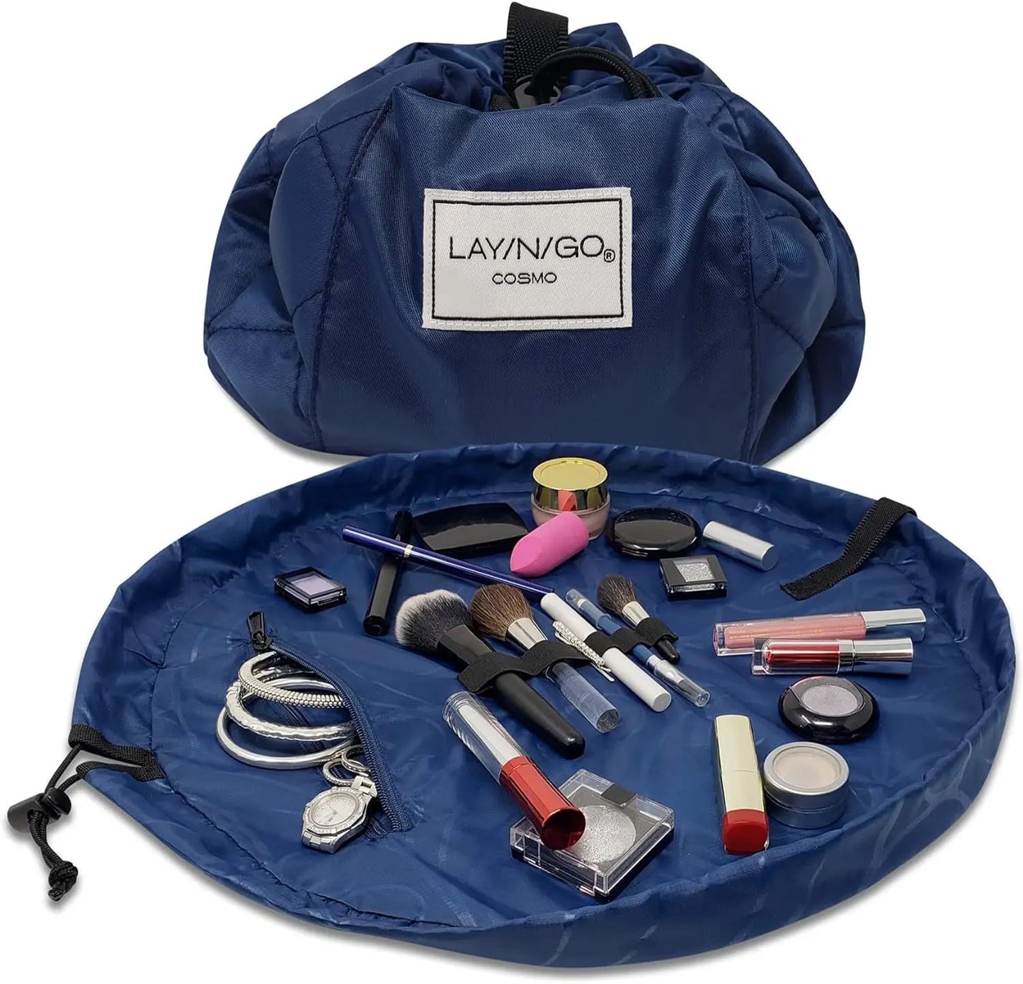 Bolsa Maquillaje Diseño Chic Abre Rápido