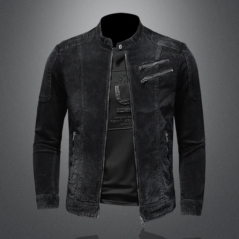 Chaqueta vaquera ajustada denim