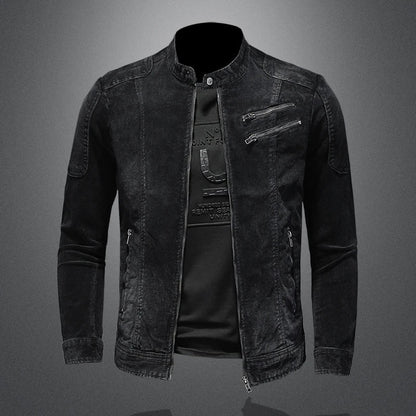 Chaqueta vaquera ajustada denim