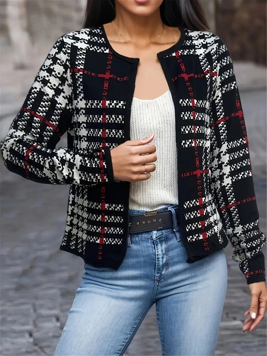 Chaquetilla Mujer Estampado Gallo Casual - Vestiria