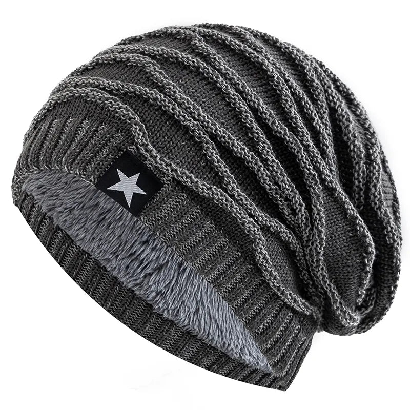 Gorro Pelo Largo Abrazable Cálido