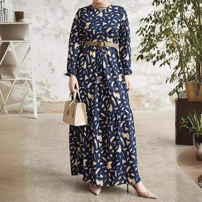 Vestido Largo Floral Elegante
