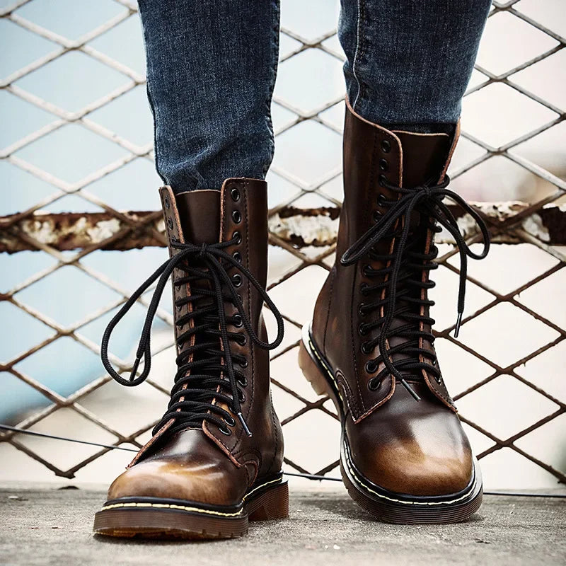 Botas Cuero Auténtico Diseño Único BearsFoots