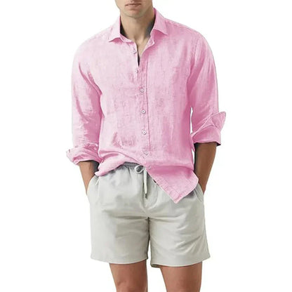 Camisa Hombre Lino Fresca Ligera - Vestiria