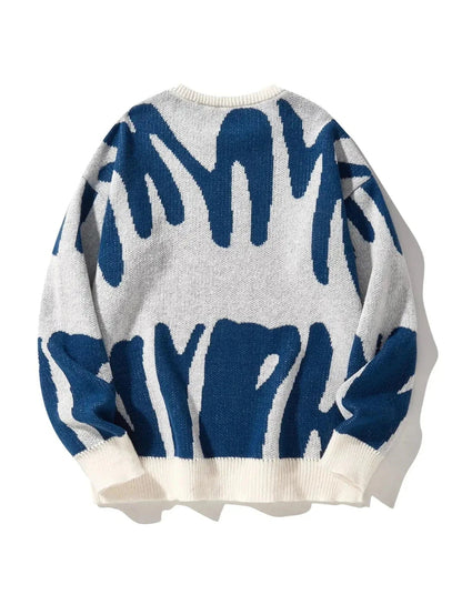 Jersey Hombre Invierno Estampado Moderno