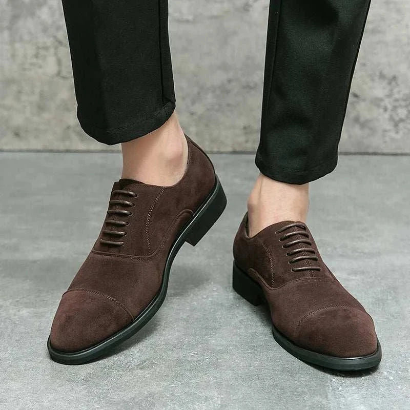 Zapatos de cuero estilo clásico para caballero - Vestiria