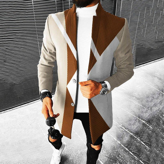 Chaqueta Hombre Estilo Urbano Geométrico - Vestiria