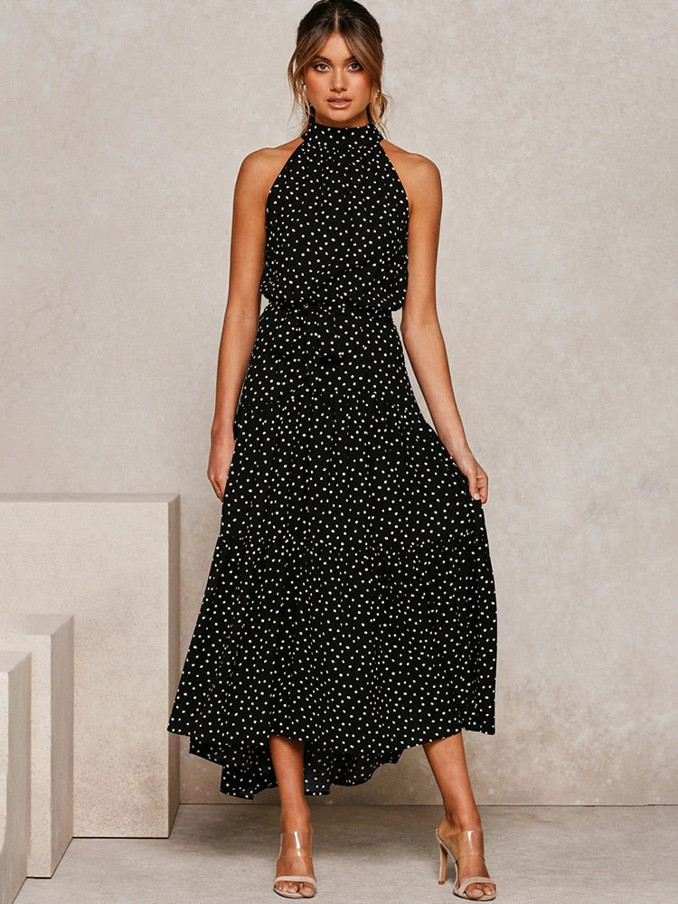 Vestido Estampado Lunares Verano Fresco