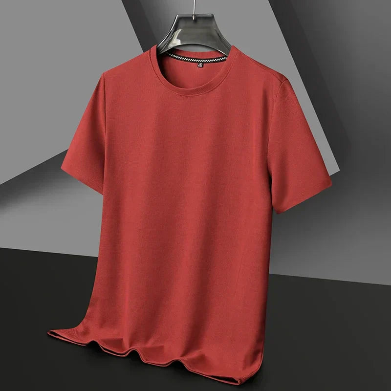 Camiseta Hombre Manga Corta Texturizada