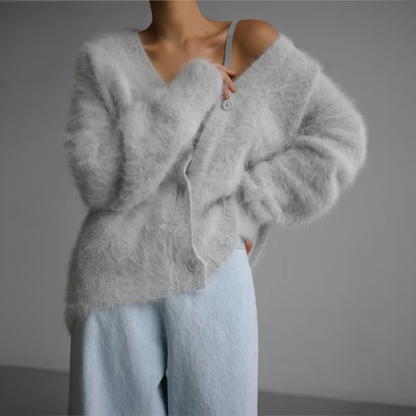Chaqueta Mujer Grande Cachemir Suave