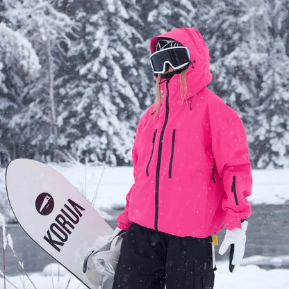Chaqueta Invierno Mujer Esquí Impermeable