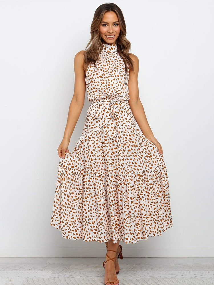 Vestido Estampado Lunares Verano Fresco