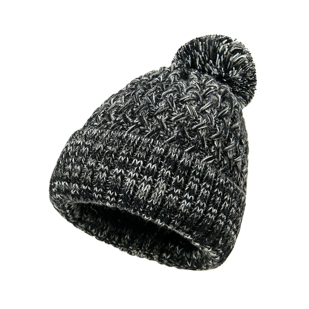 Gorro de Punto Mujer con Pom Pom Alegre