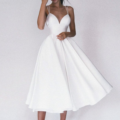 Vestido Ligero con Cuello en V