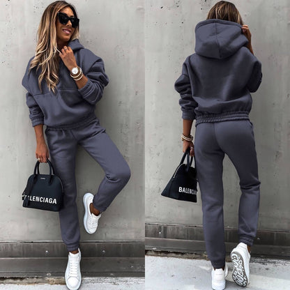 Pantalones y Sudadera de Invierno Conjunto Cálido