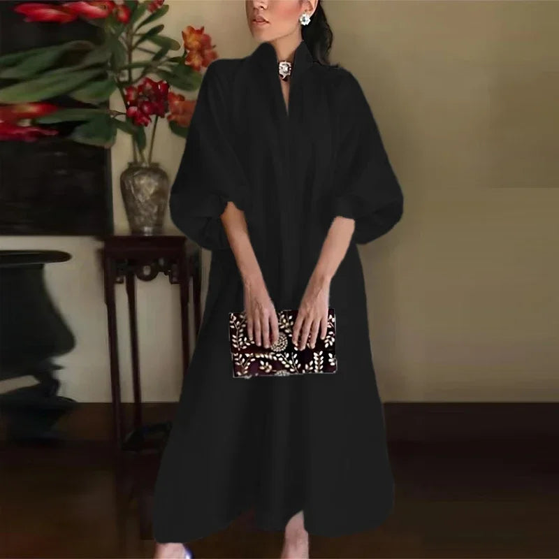 Vestido Maxi Suelta y Elegante Mujer