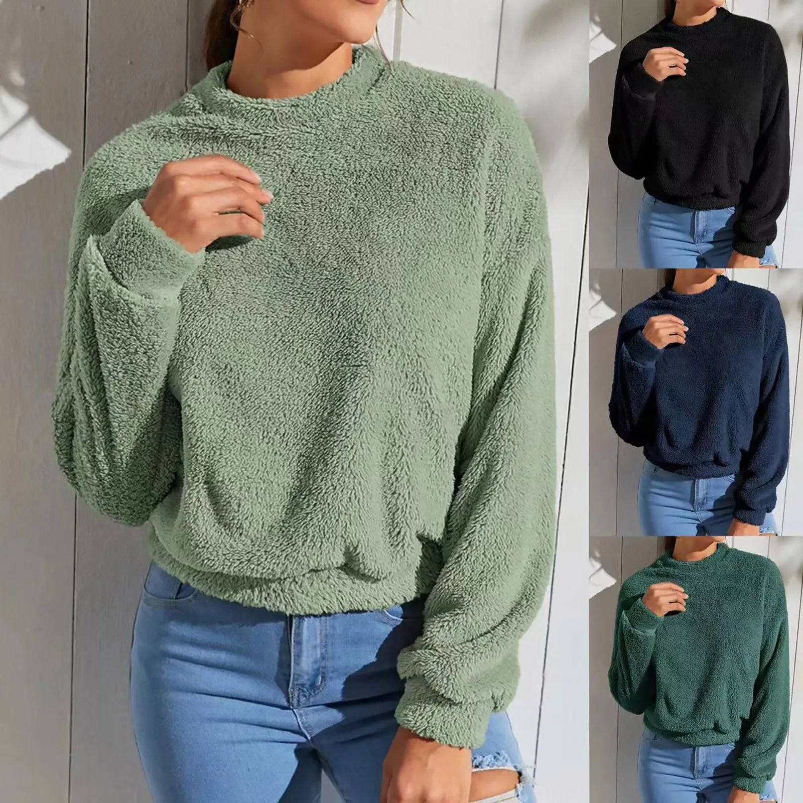 Suéter Forro Polar Mujer Abrigado - Vestiria