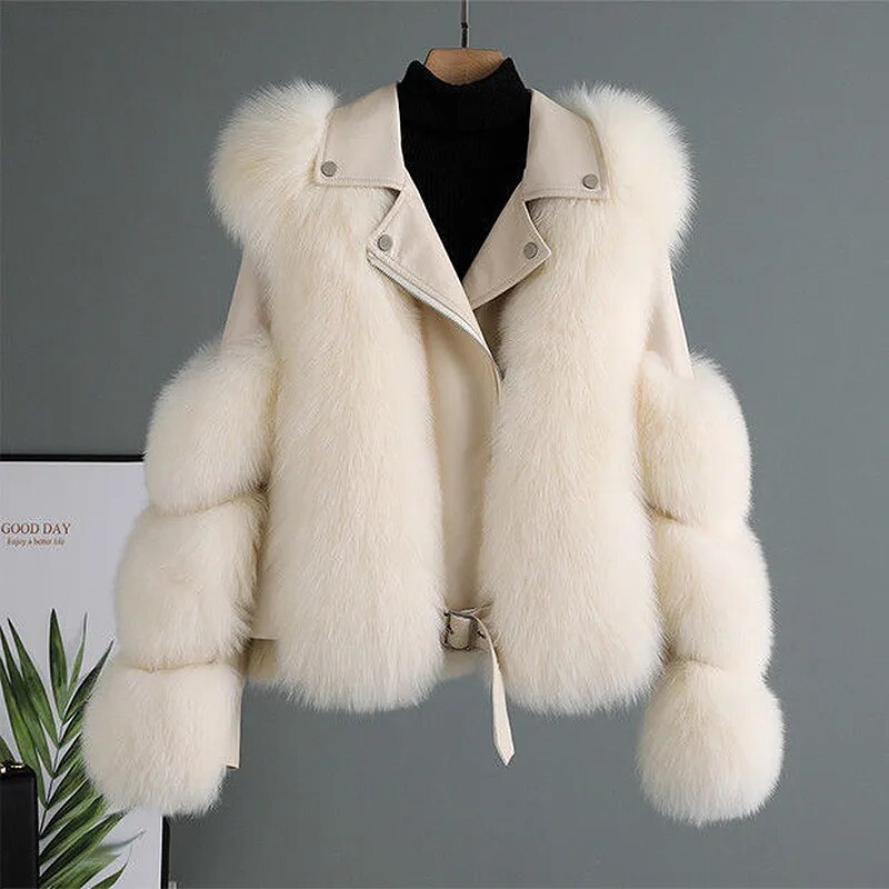 Chaqueta Cuero Invierno Piel Genuina
