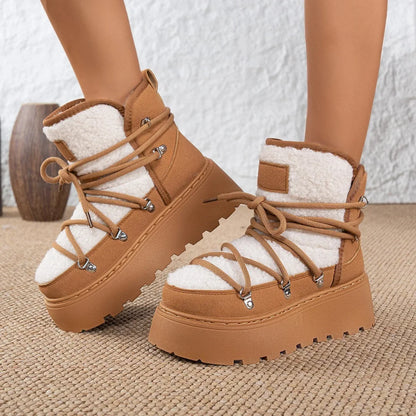 Botas Cuero Forradas Peludo Invierno