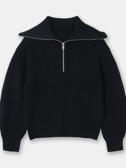 Suéter Mujer Cuello Alto Rayas Moda Invierno