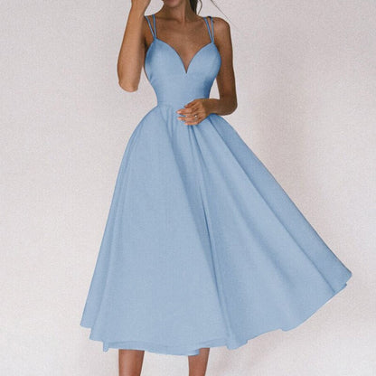 Vestido Ligero con Cuello en V