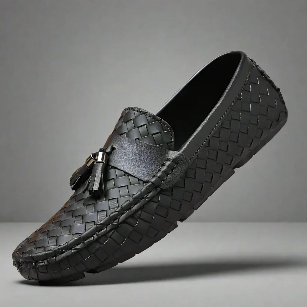 Mocasín Piel Elegante con Borla