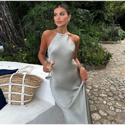 Vestido Largo Femenino Elegante Mujer